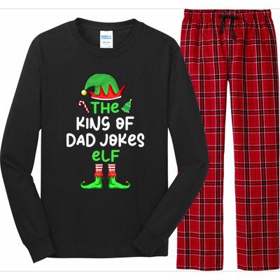 Im The King Of Dad Jokes Christmas Family Matching Cool Gift Long Sleeve Pajama Set