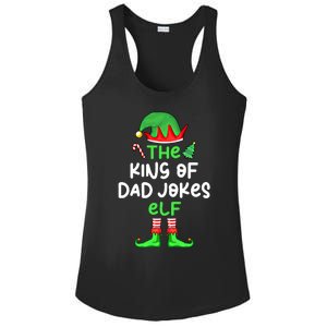 Im The King Of Dad Jokes Christmas Family Matching Cool Gift Ladies PosiCharge Competitor Racerback Tank