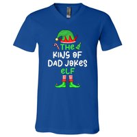 Im The King Of Dad Jokes Christmas Family Matching Cool Gift V-Neck T-Shirt