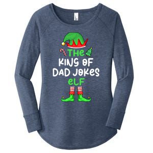 Im The King Of Dad Jokes Christmas Family Matching Cool Gift Women's Perfect Tri Tunic Long Sleeve Shirt