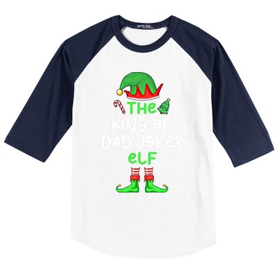 Im The King Of Dad Jokes Christmas Family Matching Cool Gift Baseball Sleeve Shirt