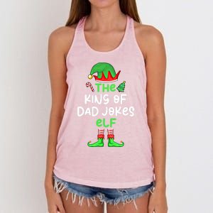 Im The King Of Dad Jokes Christmas Family Matching Cool Gift Women's Knotted Racerback Tank