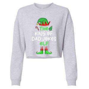 Im The King Of Dad Jokes Christmas Family Matching Cool Gift Cropped Pullover Crew