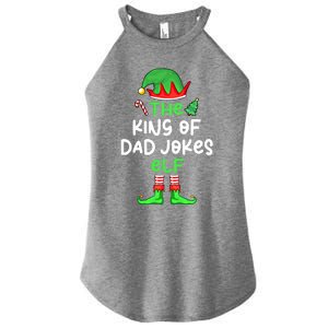 Im The King Of Dad Jokes Christmas Family Matching Cool Gift Women's Perfect Tri Rocker Tank