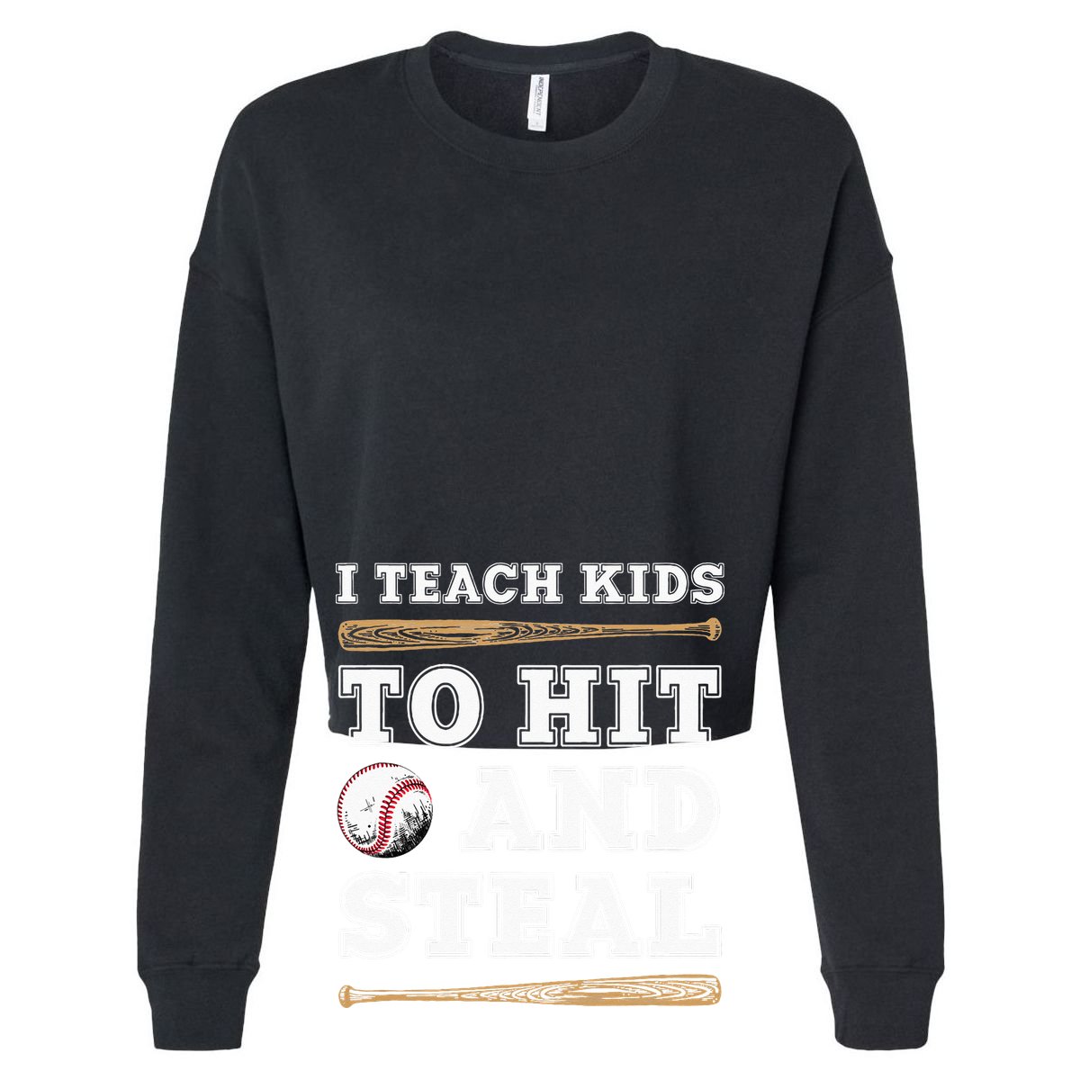 I Teach Kids To Hit And Steal Funny Baseball Coach Impact Tech Backpack