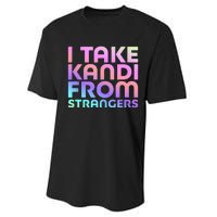 I Take Kandi From Strangers Funny Rave Edm Performance Sprint T-Shirt