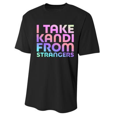 I Take Kandi From Strangers Funny Rave Edm Performance Sprint T-Shirt