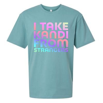 I Take Kandi From Strangers Funny Rave Edm Sueded Cloud Jersey T-Shirt