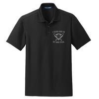 I Teach K Ids To Hit And Steal | Baseball Coach Dry Zone Grid Polo