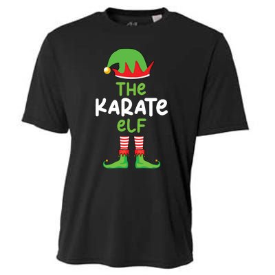 Im The Karate Elf Martial Art Christmas Matching Pajama Cooling Performance Crew T-Shirt