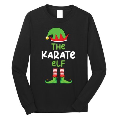 Im The Karate Elf Martial Art Christmas Matching Pajama Long Sleeve Shirt