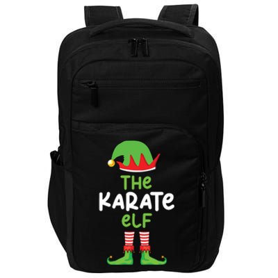 Im The Karate Elf Martial Art Christmas Matching Pajama Impact Tech Backpack