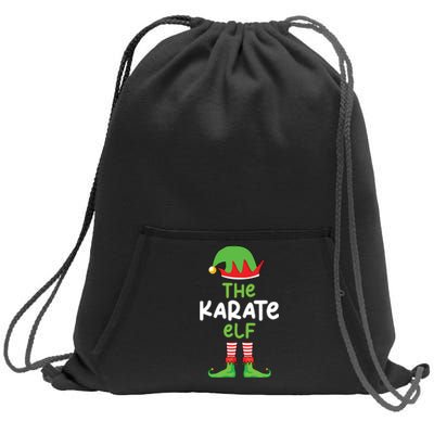 Im The Karate Elf Martial Art Christmas Matching Pajama Sweatshirt Cinch Pack Bag