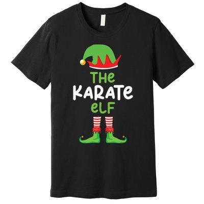 Im The Karate Elf Martial Art Christmas Matching Pajama Premium T-Shirt