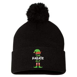 Im The Karate Elf Martial Art Christmas Matching Pajama Pom Pom 12in Knit Beanie