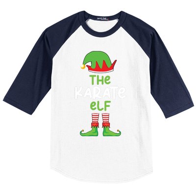 Im The Karate Elf Martial Art Christmas Matching Pajama Baseball Sleeve Shirt