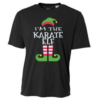 Im The Karate Elf Family Matching Christmas Pajama Cooling Performance Crew T-Shirt