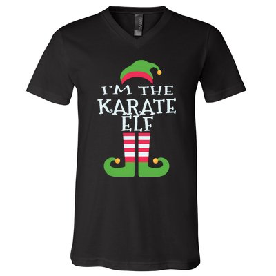 Im The Karate Elf Family Matching Christmas Pajama V-Neck T-Shirt