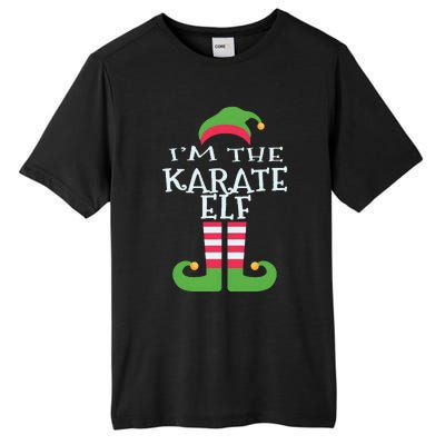 Im The Karate Elf Family Matching Christmas Pajama Tall Fusion ChromaSoft Performance T-Shirt