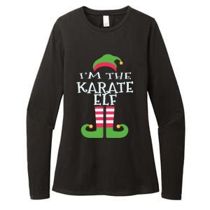 Im The Karate Elf Family Matching Christmas Pajama Womens CVC Long Sleeve Shirt