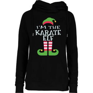 Im The Karate Elf Family Matching Christmas Pajama Womens Funnel Neck Pullover Hood