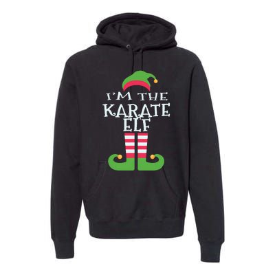 Im The Karate Elf Family Matching Christmas Pajama Premium Hoodie