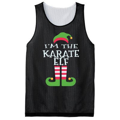 Im The Karate Elf Family Matching Christmas Pajama Mesh Reversible Basketball Jersey Tank