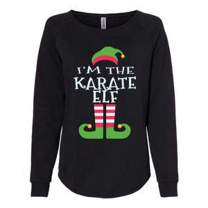 Im The Karate Elf Family Matching Christmas Pajama Womens California Wash Sweatshirt