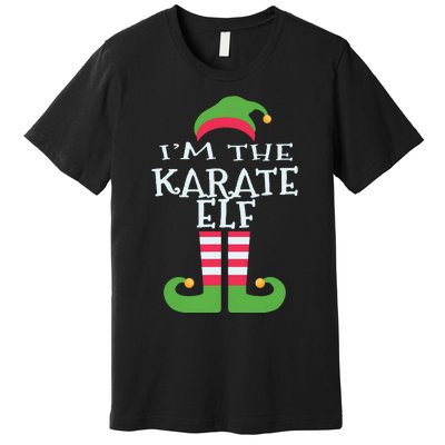 Im The Karate Elf Family Matching Christmas Pajama Premium T-Shirt