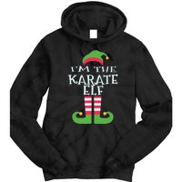 Im The Karate Elf Family Matching Christmas Pajama Tie Dye Hoodie