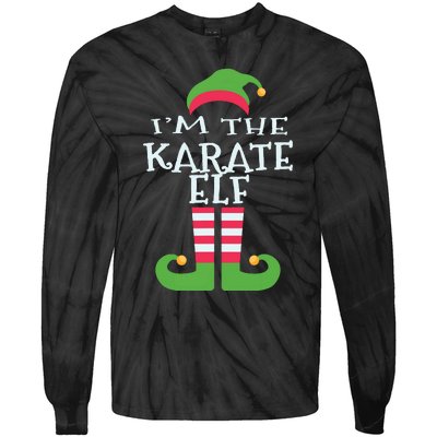 Im The Karate Elf Family Matching Christmas Pajama Tie-Dye Long Sleeve Shirt