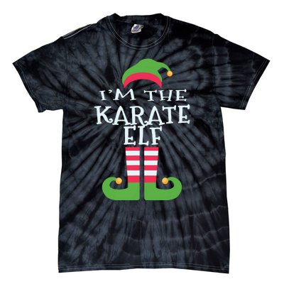 Im The Karate Elf Family Matching Christmas Pajama Tie-Dye T-Shirt