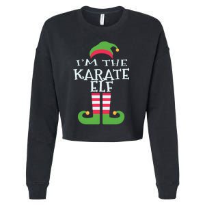 Im The Karate Elf Family Matching Christmas Pajama Cropped Pullover Crew