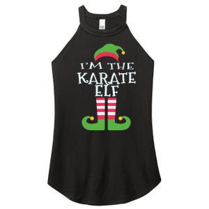 Im The Karate Elf Family Matching Christmas Pajama Women's Perfect Tri Rocker Tank