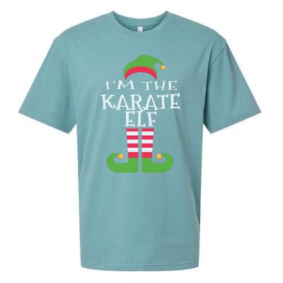 Im The Karate Elf Family Matching Christmas Pajama Sueded Cloud Jersey T-Shirt