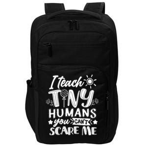 I Teach Kinder Kindergarten Teacher Team Cute Gift Impact Tech Backpack