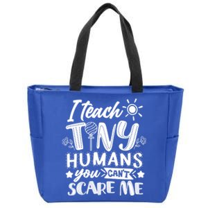 I Teach Kinder Kindergarten Teacher Team Cute Gift Zip Tote Bag