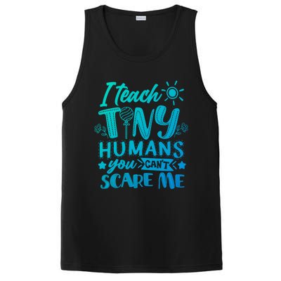 I Teach Kinder Kindergarten Teacher Team Cute Gift PosiCharge Competitor Tank