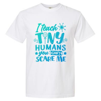 I Teach Kinder Kindergarten Teacher Team Cute Gift Garment-Dyed Heavyweight T-Shirt