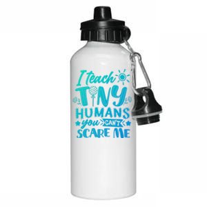 I Teach Kinder Kindergarten Teacher Team Cute Gift Aluminum Water Bottle