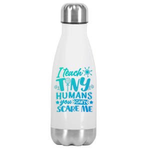 I Teach Kinder Kindergarten Teacher Team Cute Gift Stainless Steel Insulated Water Bottle