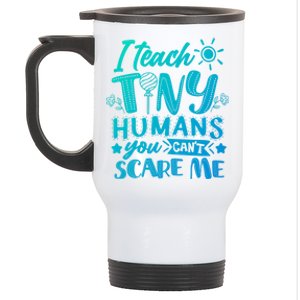 I Teach Kinder Kindergarten Teacher Team Cute Gift Stainless Steel Travel Mug