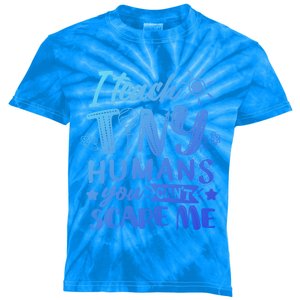 I Teach Kinder Kindergarten Teacher Team Cute Gift Kids Tie-Dye T-Shirt