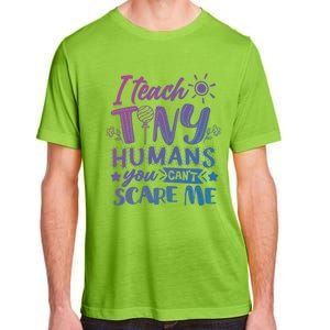 I Teach Kinder Kindergarten Teacher Team Cute Gift Adult ChromaSoft Performance T-Shirt