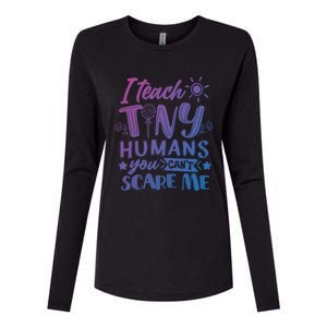 I Teach Kinder Kindergarten Teacher Team Cute Gift Womens Cotton Relaxed Long Sleeve T-Shirt