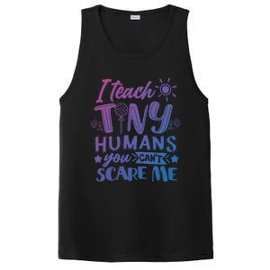 I Teach Kinder Kindergarten Teacher Team Cute Gift PosiCharge Competitor Tank