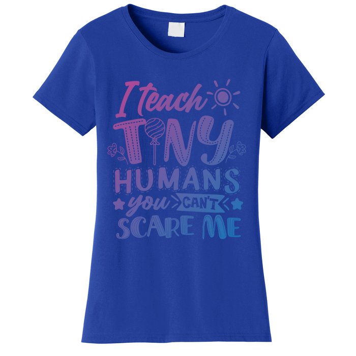 I Teach Kinder Kindergarten Teacher Team Cute Gift Women's T-Shirt