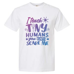 I Teach Kinder Kindergarten Teacher Team Cute Gift Garment-Dyed Heavyweight T-Shirt