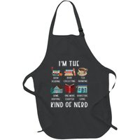 I'm The Kind Of Nerd Funny Book Reading Full-Length Apron With Pockets