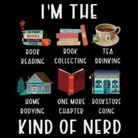 I'm The Kind Of Nerd Funny Book Reading Daily Commute Backpack